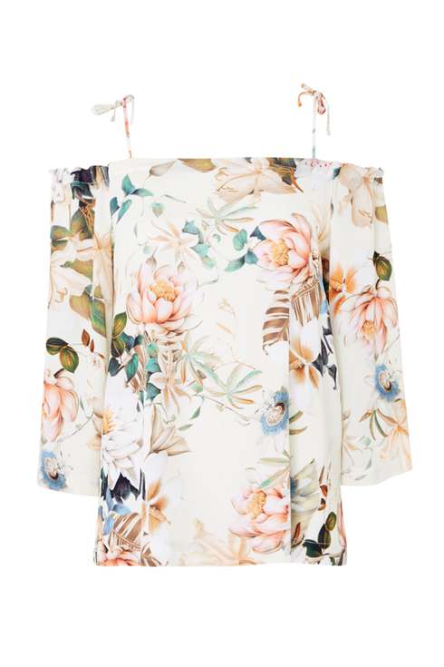 Floral Cold Shoulder Top Price: £35.00 Click to visit Wallis