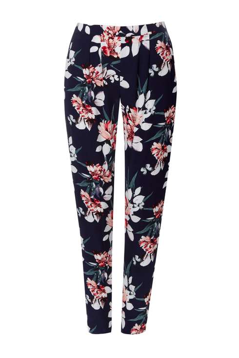 Navy Floral Printed Trouser Price: £30.00 Click to visit Wallis