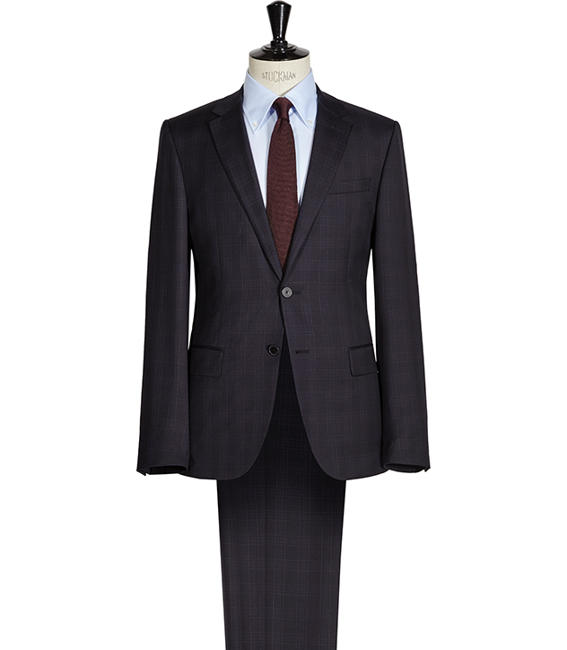  Horatious CHECKED WOOL SUIT NAVY £450 Click to visit Reiss