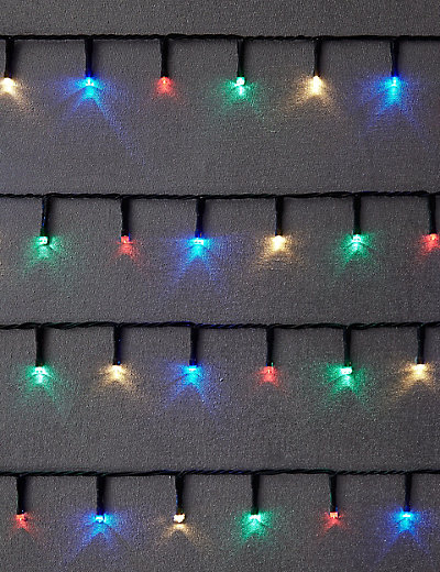 100 Multi Outdoor Lights £19.50 Click to visit M&S