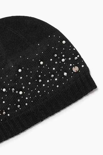  Knitted hat with beads and fleece lining £ 19.00 Click to visit Esprit