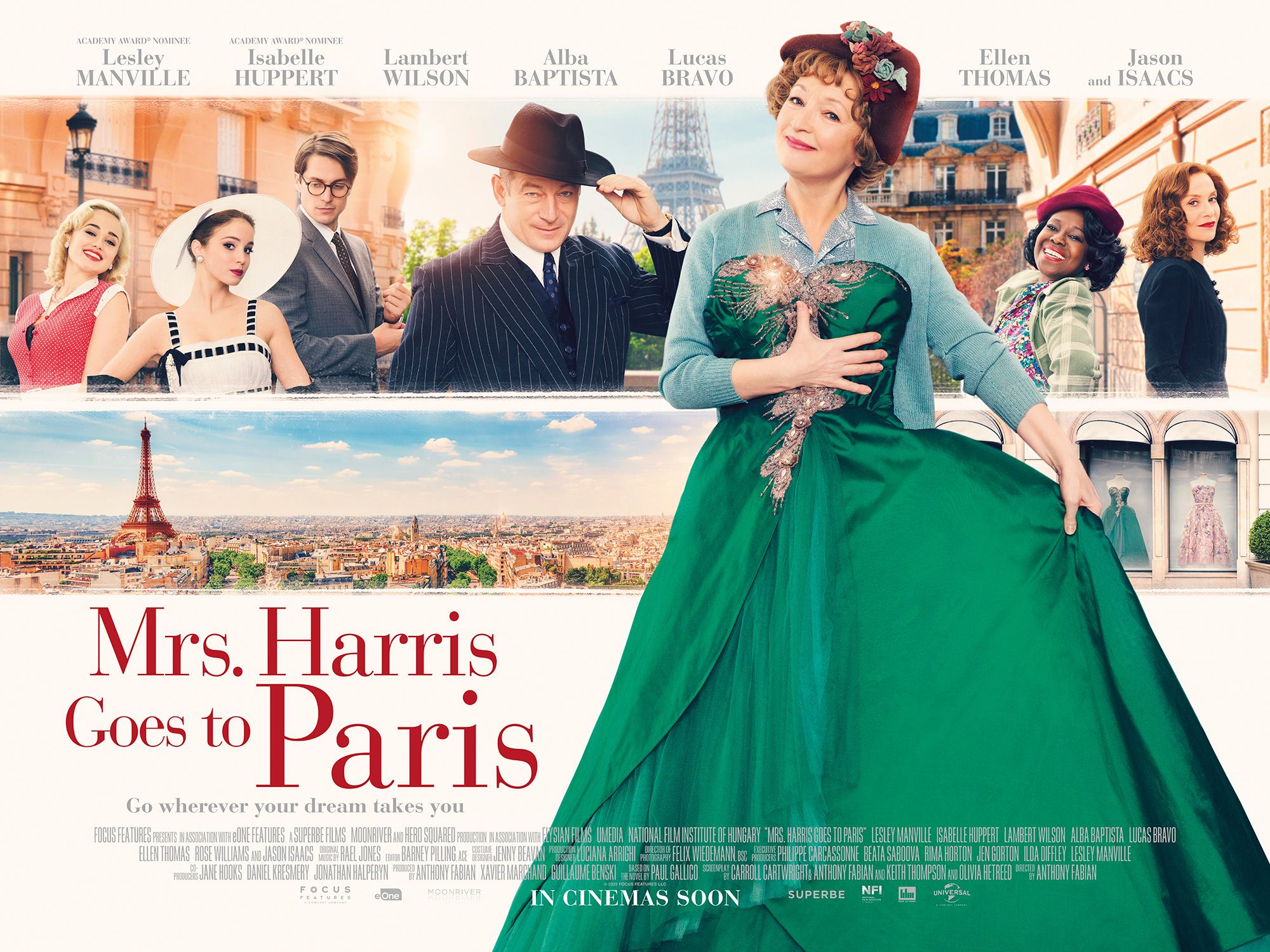 open lace back dress Amazon.com: Mrs Harris Goes to Paris | Lesley Manville, Isabelle Huppert |  NON-USA Format